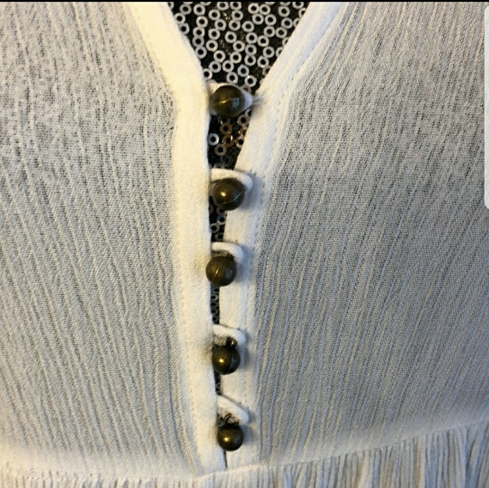 PPLA Soft Off White Dress NWOT - Picture 6 of 7